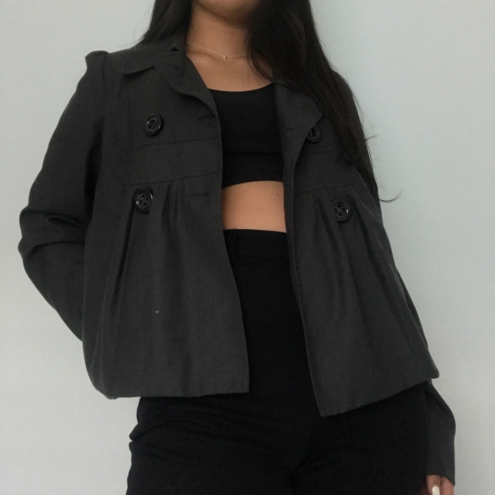 vintage grey blazer